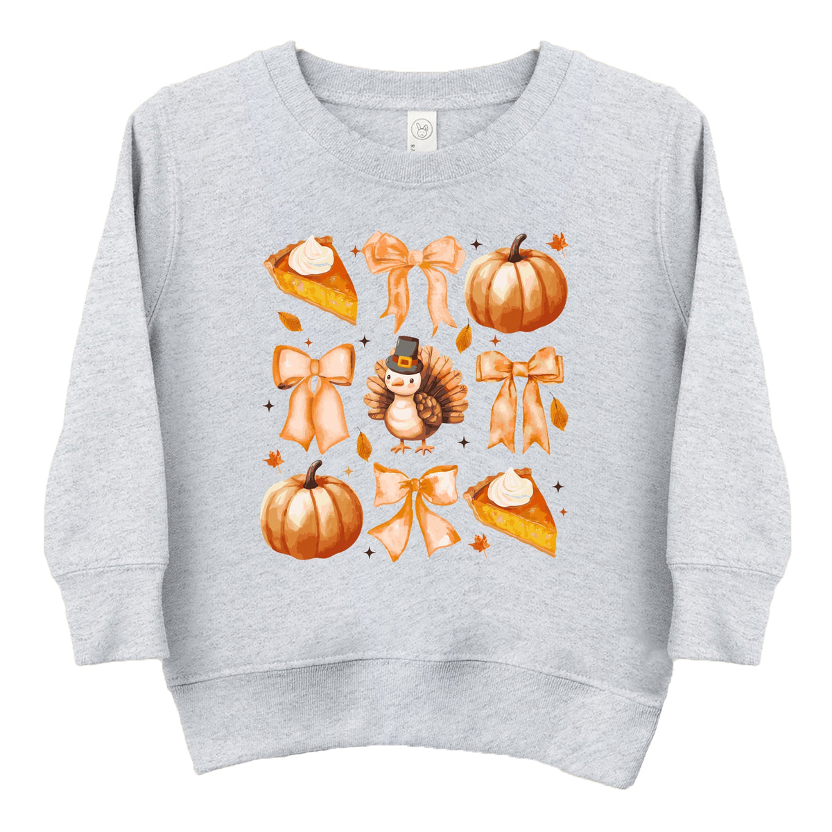Coquette Turkey Pie - Toddler Graphic Sweatshirt