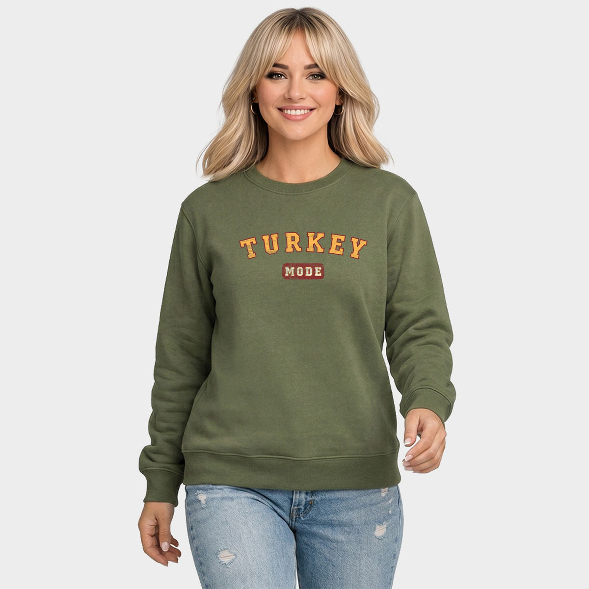 Turkey Mode - Women's Graphic Sweatshirt