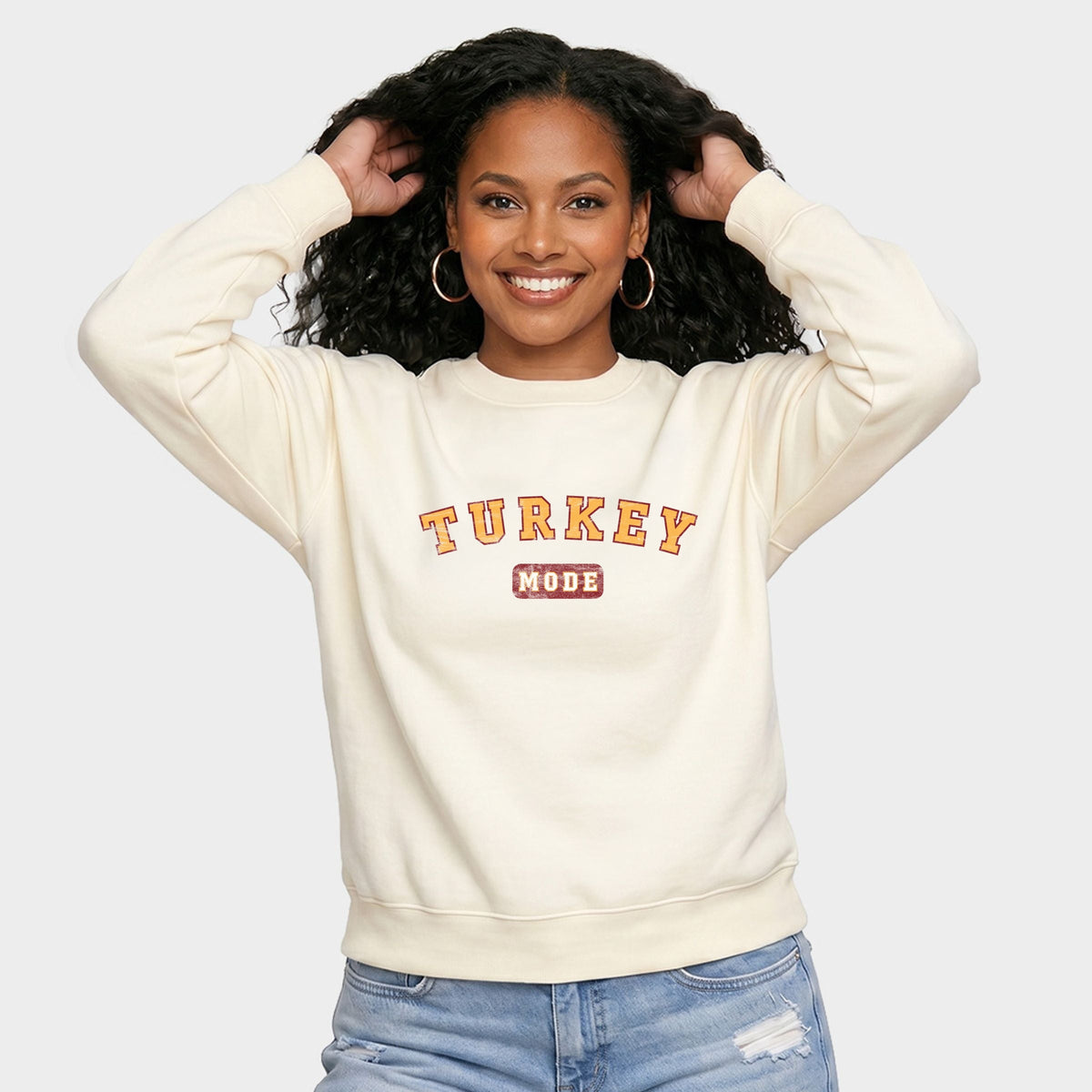 Turkey Mode - Women's Graphic Sweatshirt