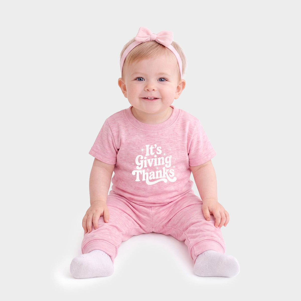 Its Giving Thanks - Infant Jogger Pant Crew Set