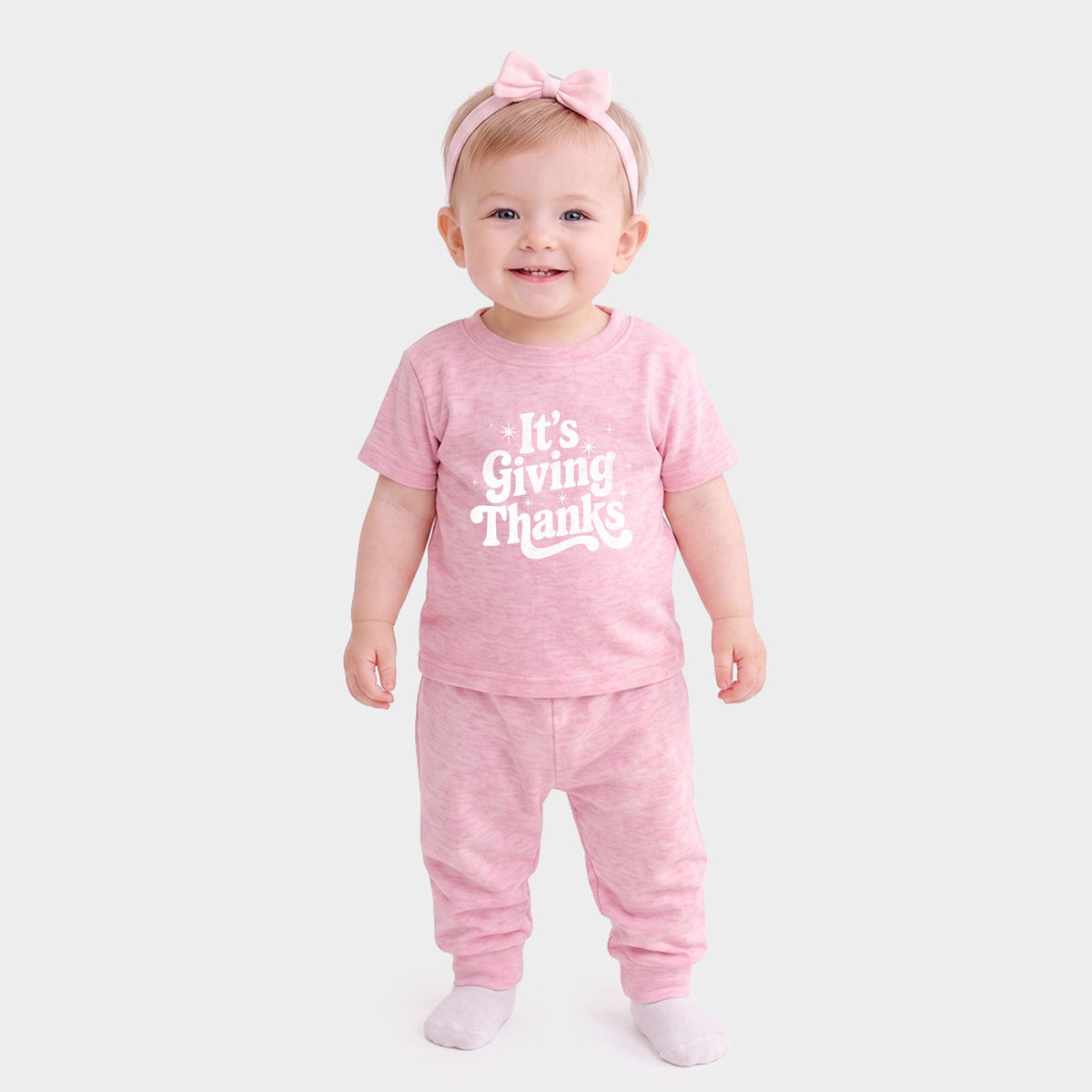 Its Giving Thanks - Infant Jogger Pant Crew Set