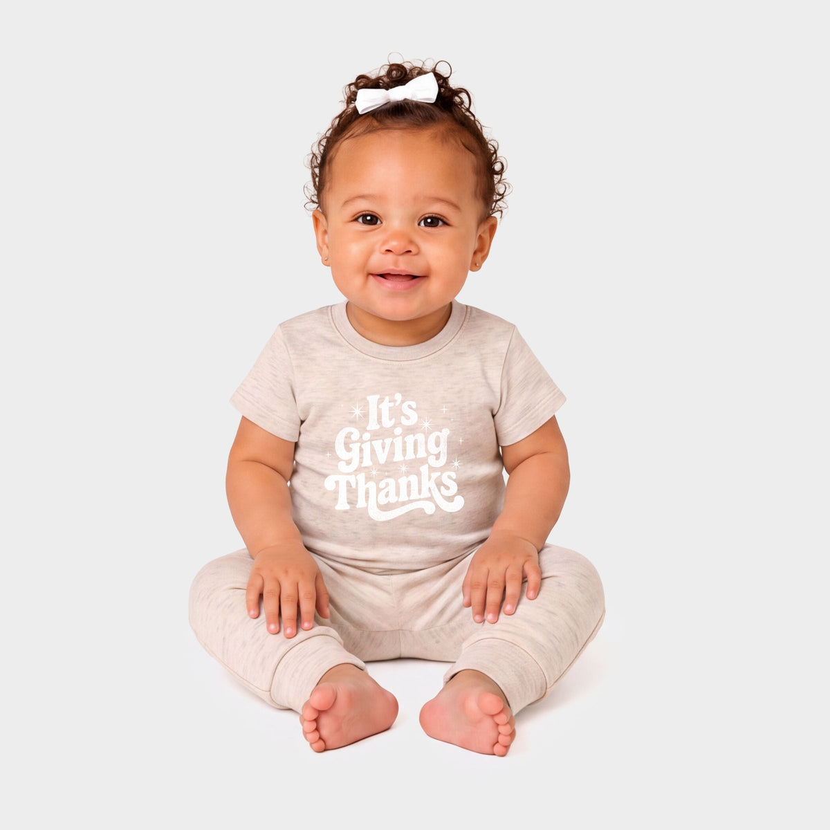 Its Giving Thanks - Infant Jogger Pant Crew Set