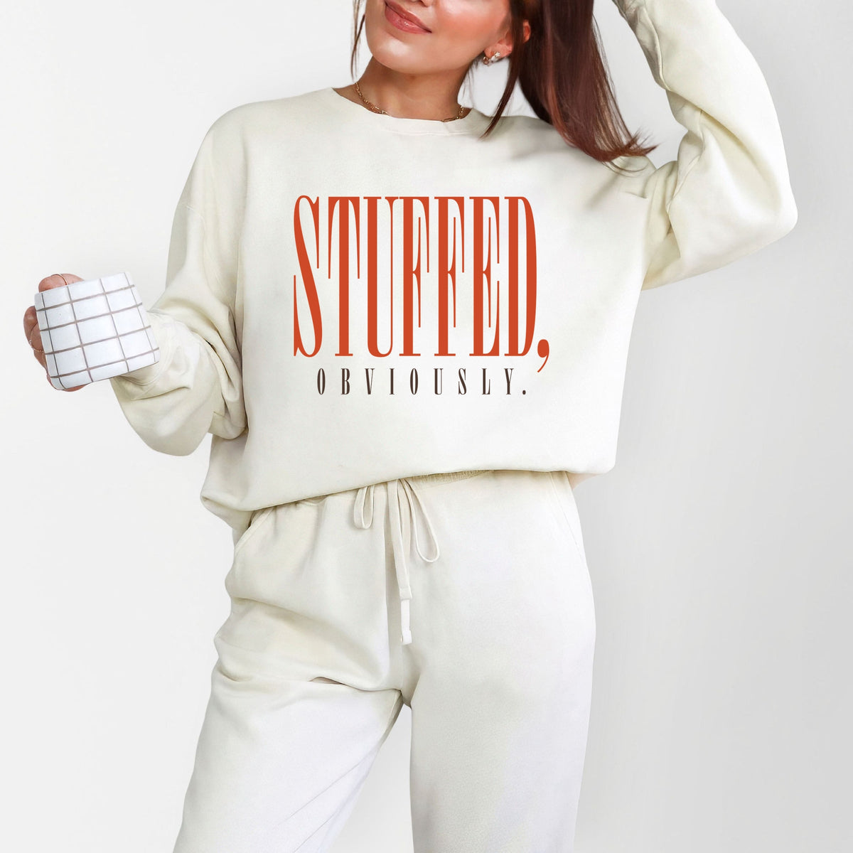 Stuffed, Obviously Tall - Women's Lightweight Garment Dyed Sweatshirt