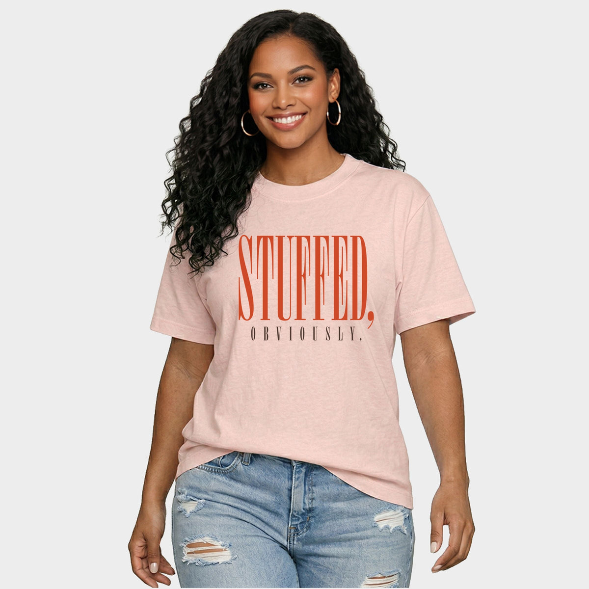 Stuffed, Obviously Tall - Women's Relaxed Boxy Tee