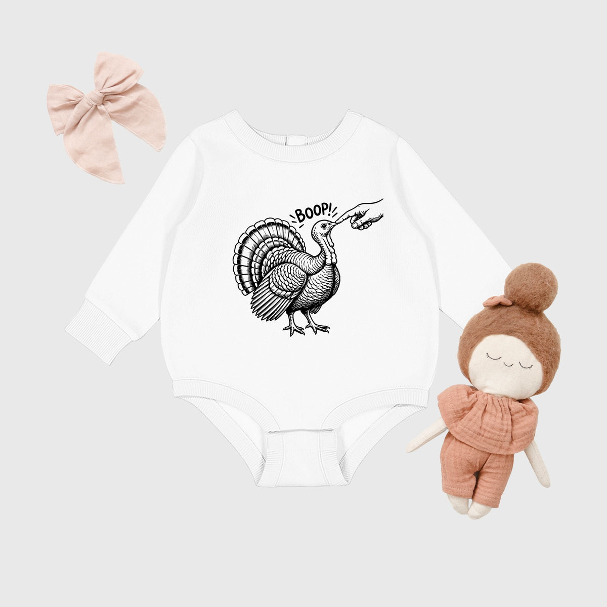 Boop Turkey  - Infant Fleece BodySuit