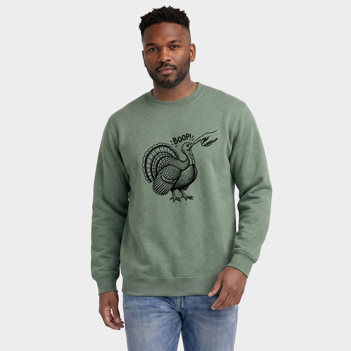 Boop Turkey  - Men's Graphic Sweatshirt