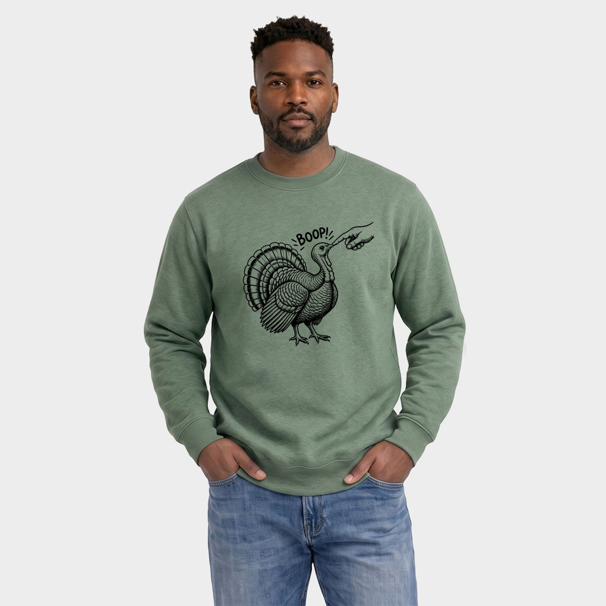Boop Turkey  - Men's Graphic Sweatshirt