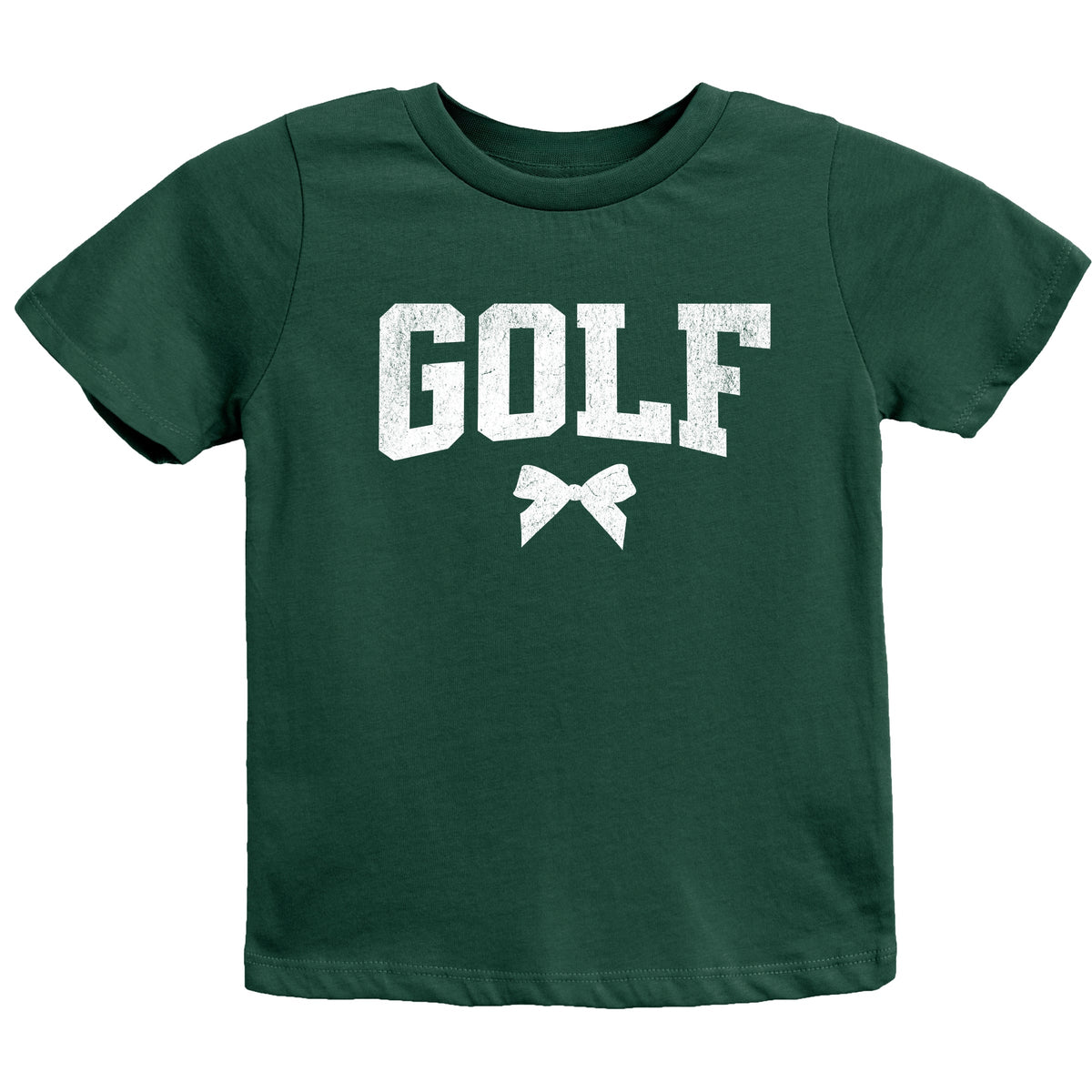 Golf Arched Bow - Youth Short Sleeve Graphic T-Shirt