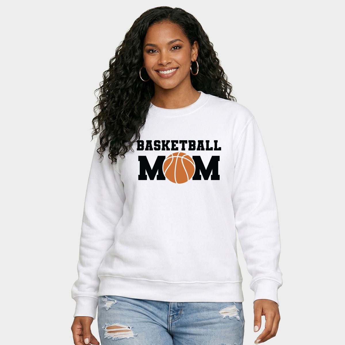 Basketball Mom Varsity - Women's Graphic Sweatshirt