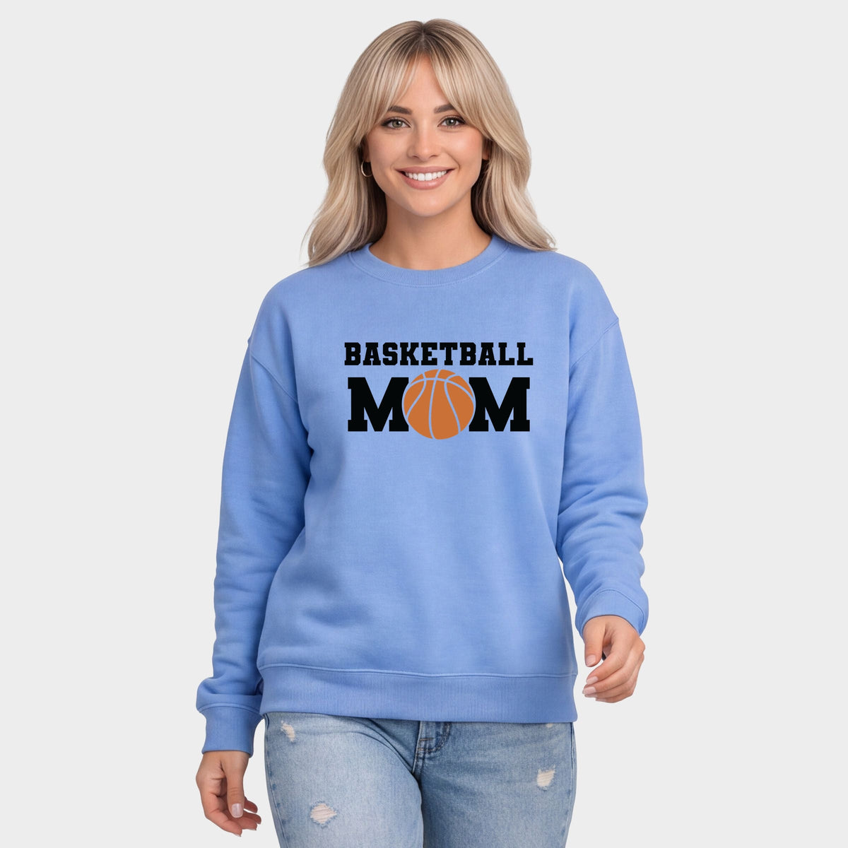 Basketball Mom Varsity - Women's Graphic Sweatshirt