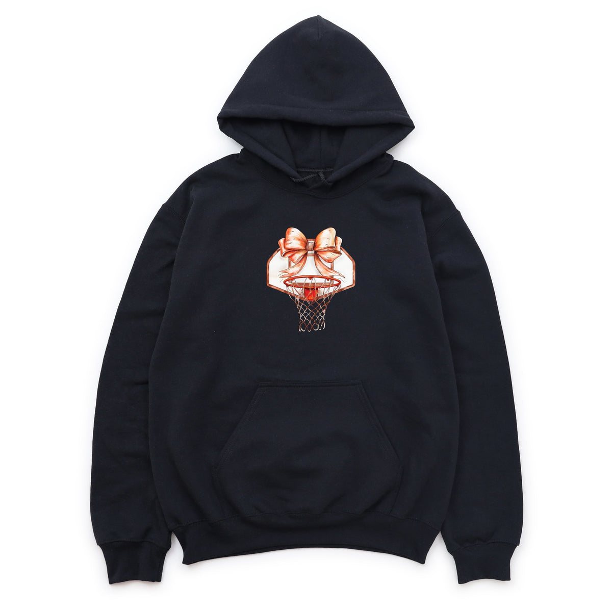 Basketball Hoop Coquette - Women's Graphic Hoodie