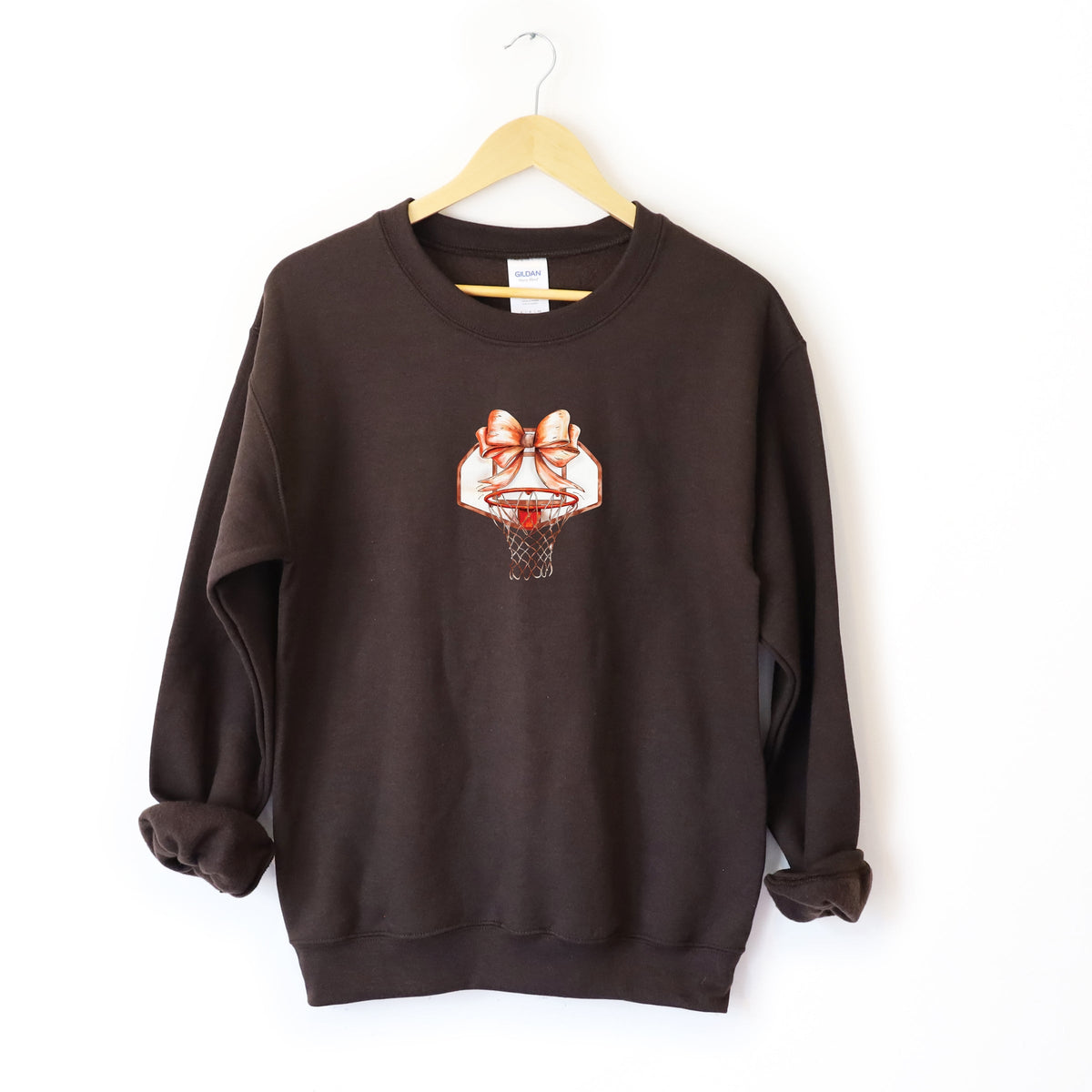 Basketball Hoop Coquette - Women's Graphic Sweatshirt