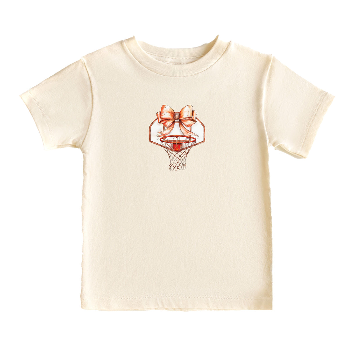 Basketball Hoop Coquette - Toddler Short Sleeve Graphic T-Shirt