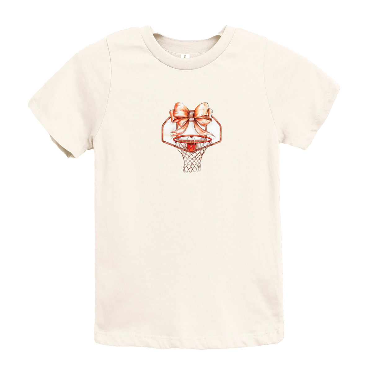 Basketball Hoop Coquette - Youth Short Sleeve Graphic T-Shirt