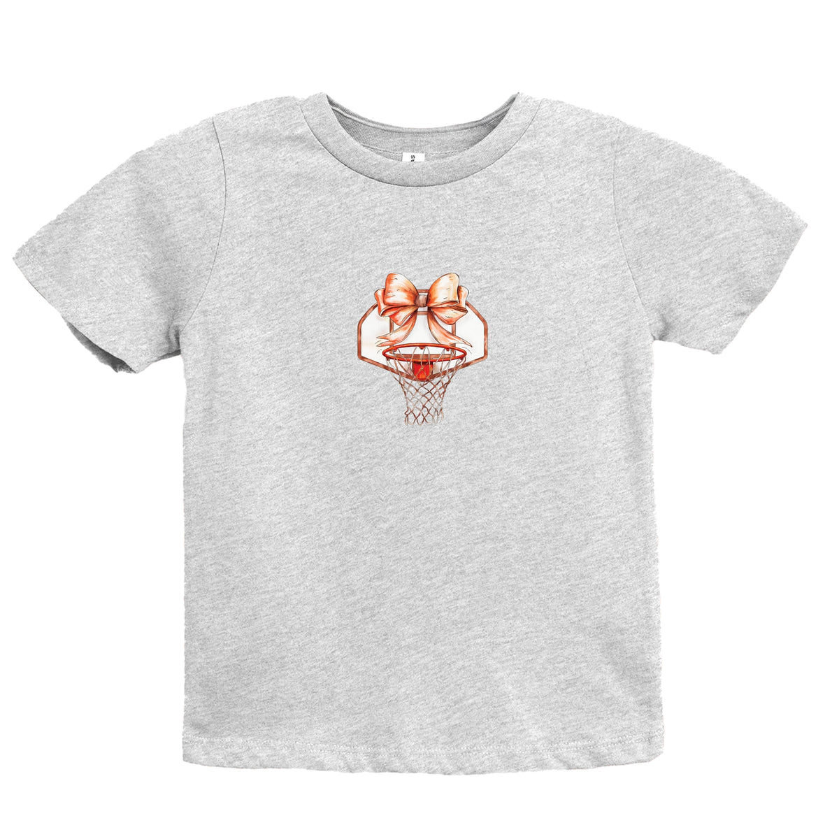 Basketball Hoop Coquette - Youth Short Sleeve Graphic T-Shirt