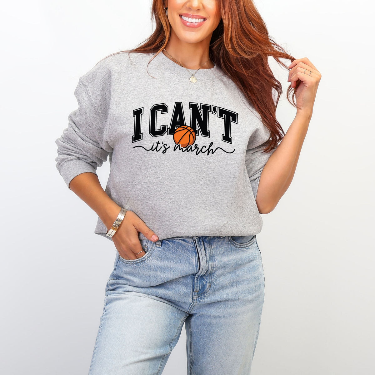 I Can't, It's March - Women's Graphic Sweatshirt
