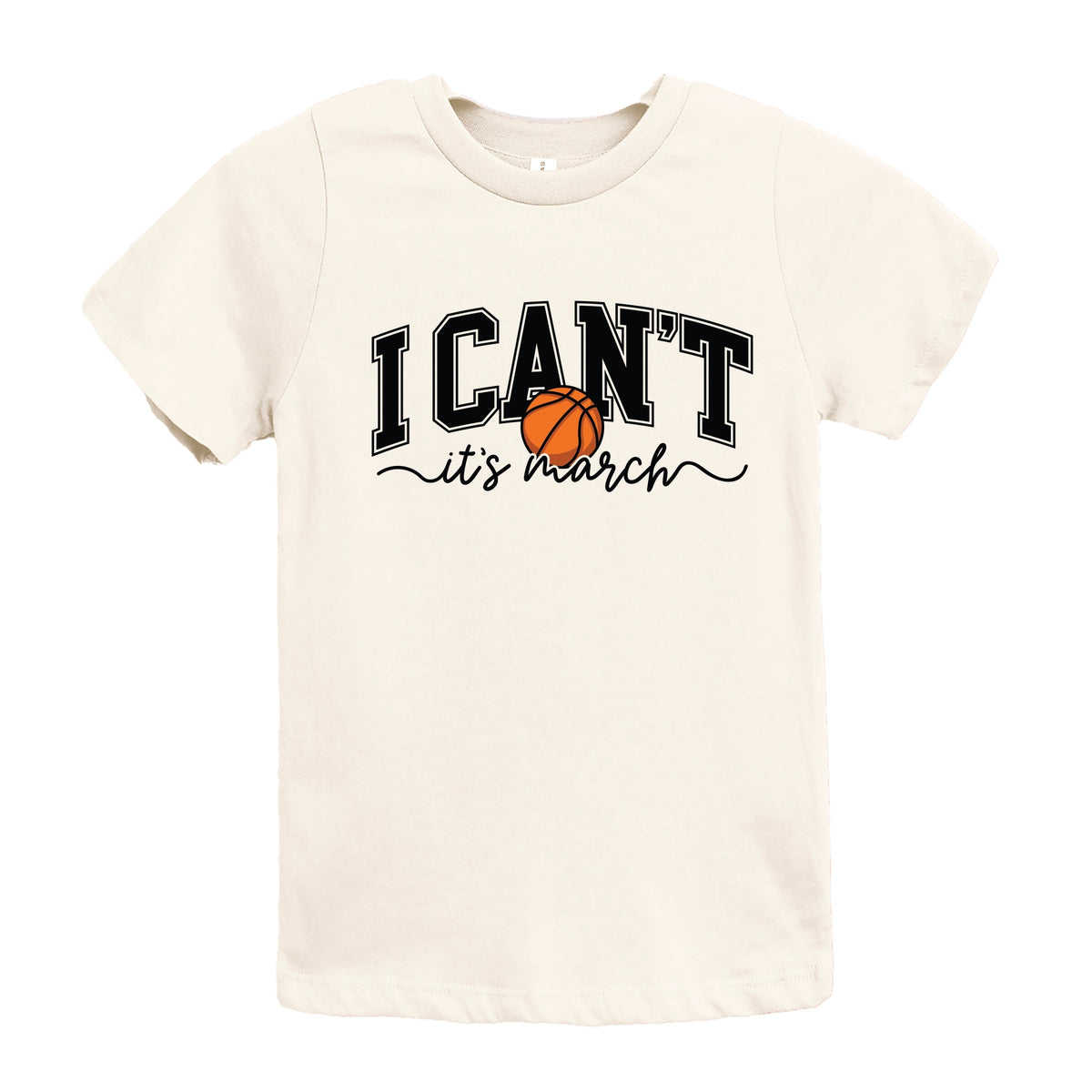 I Can't, It's March  - Youth Short Sleeve Graphic T-Shirt