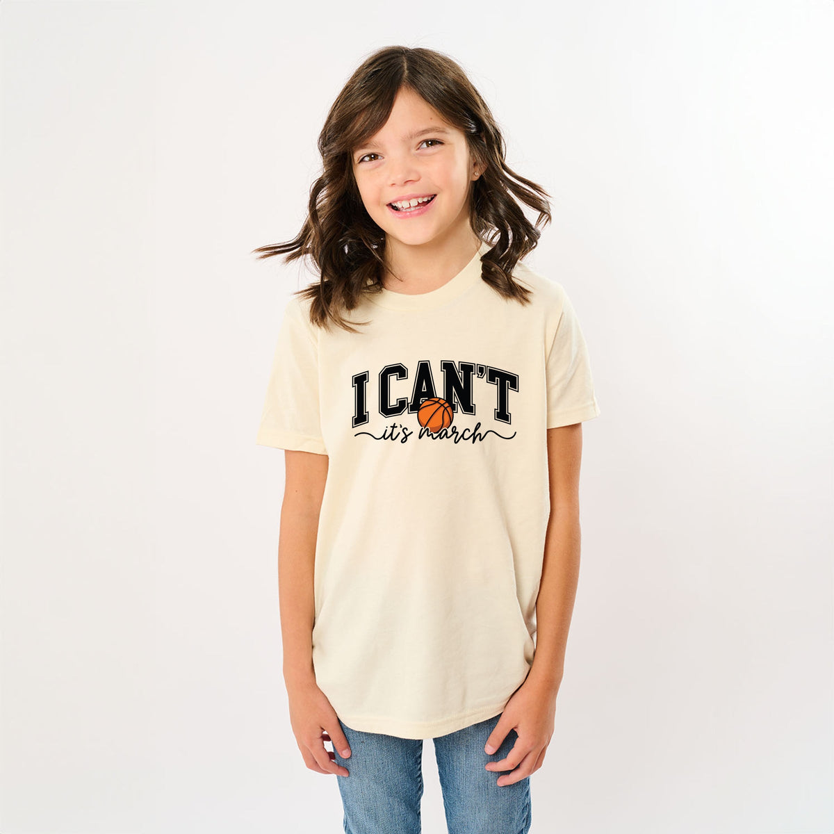 I Can't, It's March  - Youth Short Sleeve Graphic T-Shirt