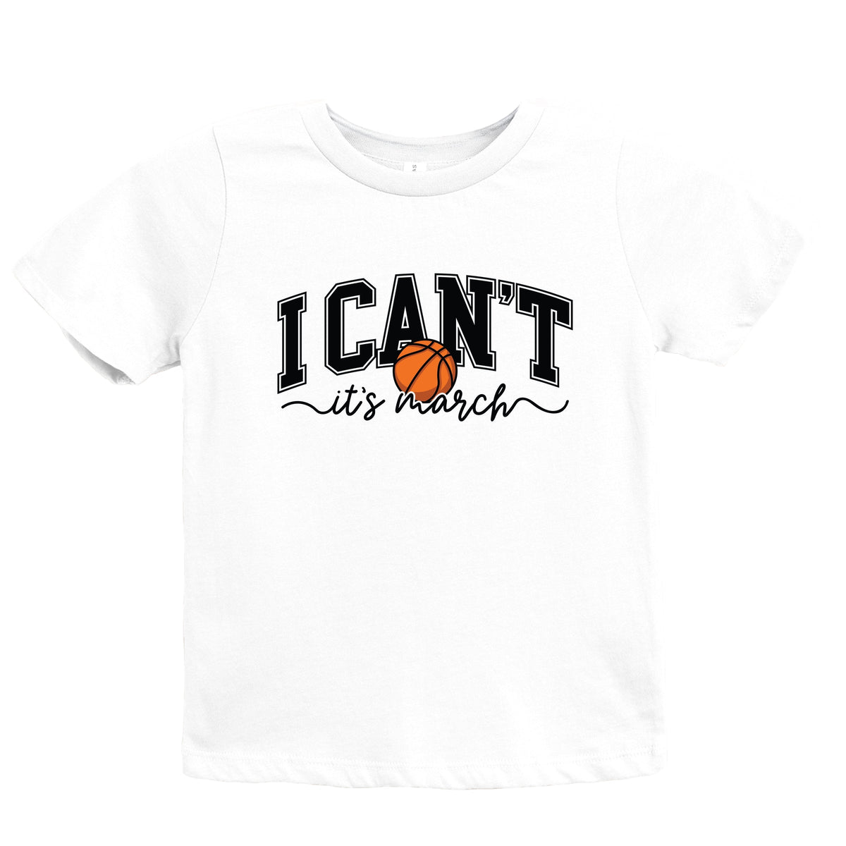 I Can't, It's March  - Youth Short Sleeve Graphic T-Shirt