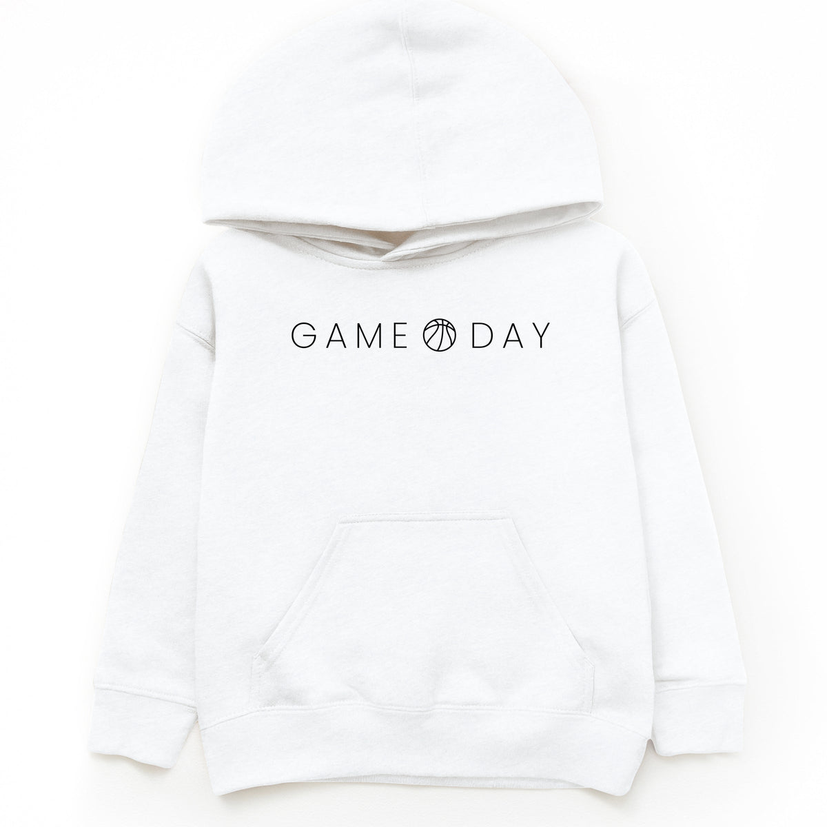 Game Day Basketball Thin - Youth Graphic Hoodie