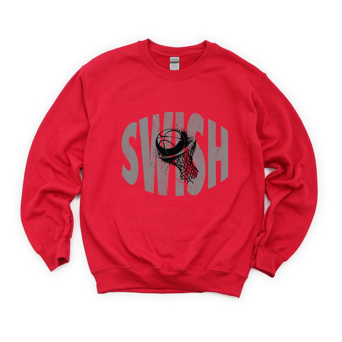 Swish Distressed - Women's Graphic Sweatshirt