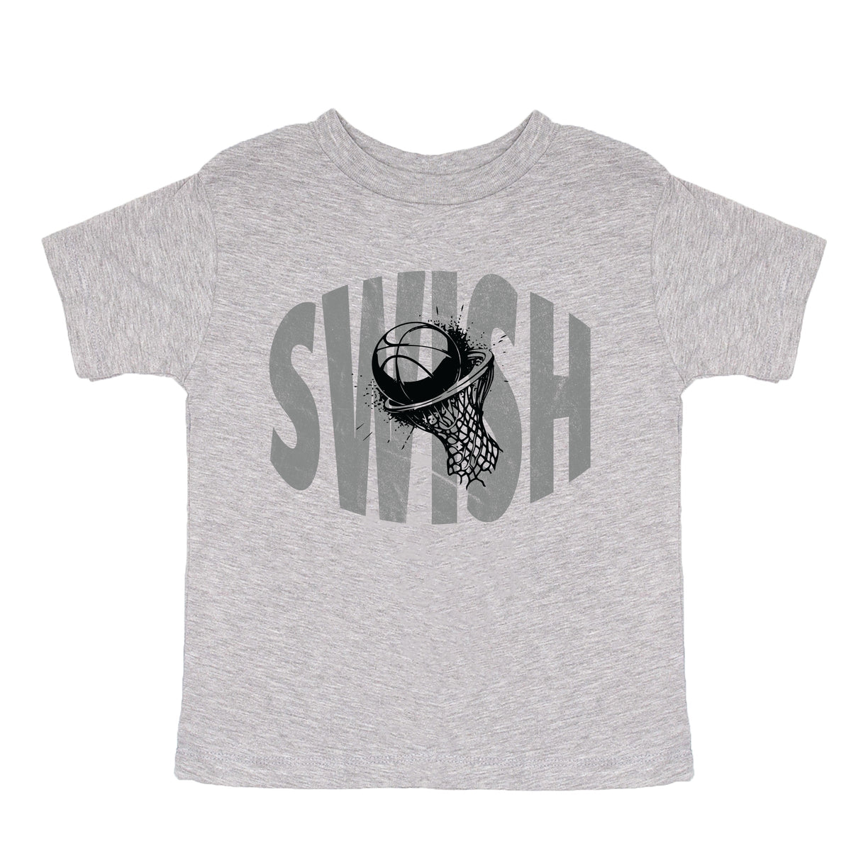 Swish Distressed - Toddler Short Sleeve Graphic T-Shirt