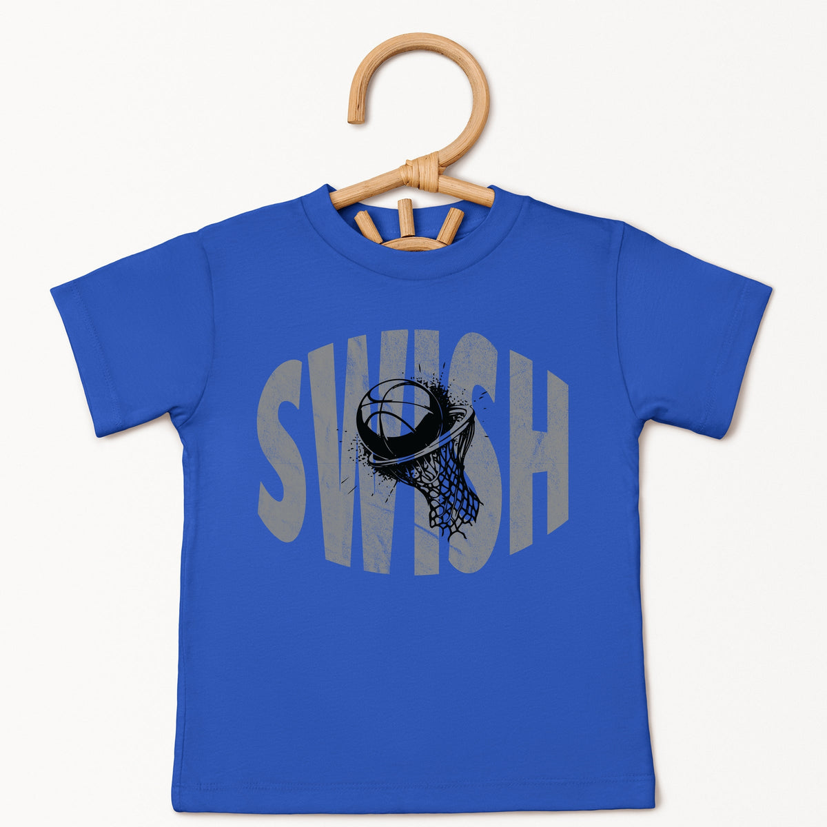Swish Distressed - Toddler Short Sleeve Graphic T-Shirt