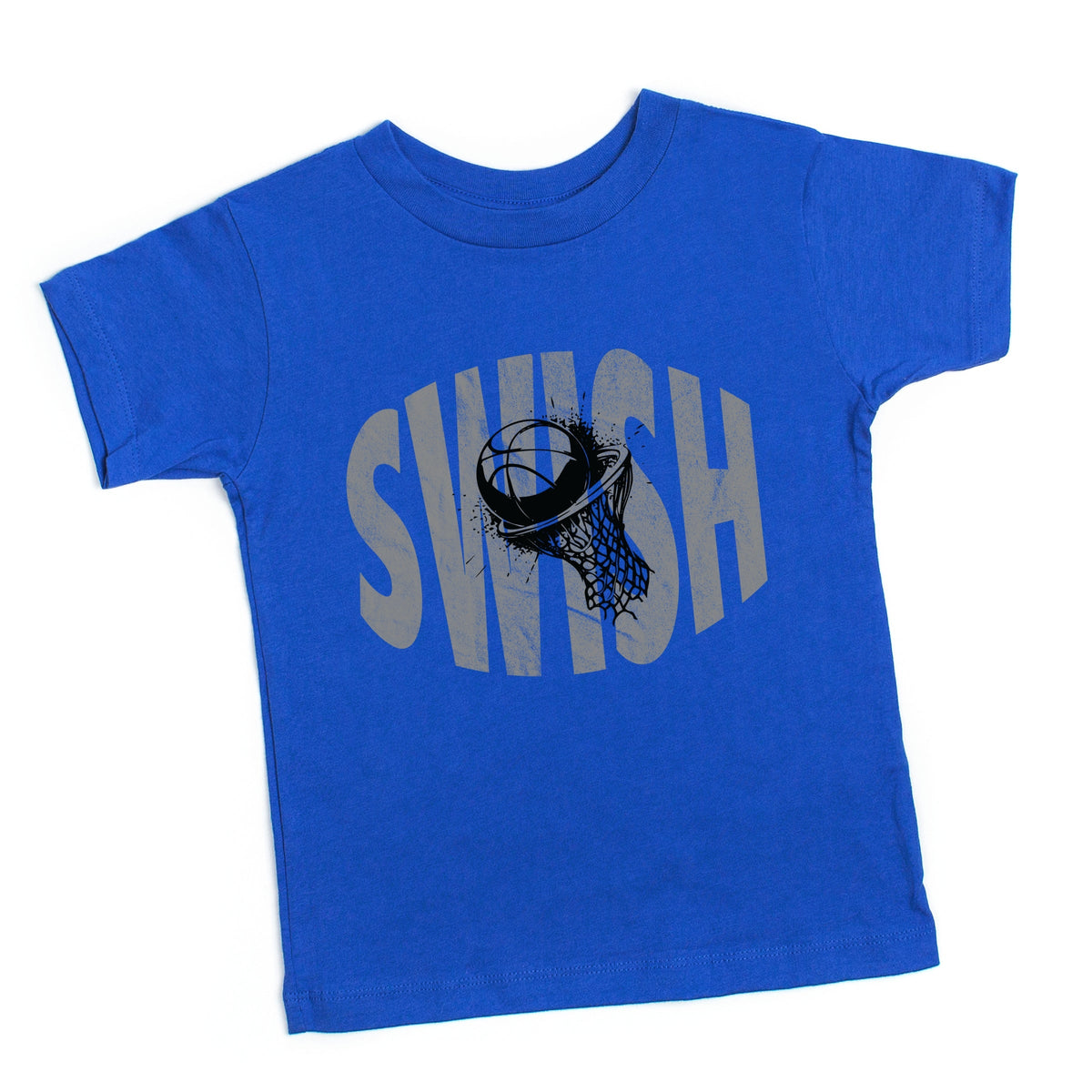 Swish Distressed - Toddler Short Sleeve Graphic T-Shirt