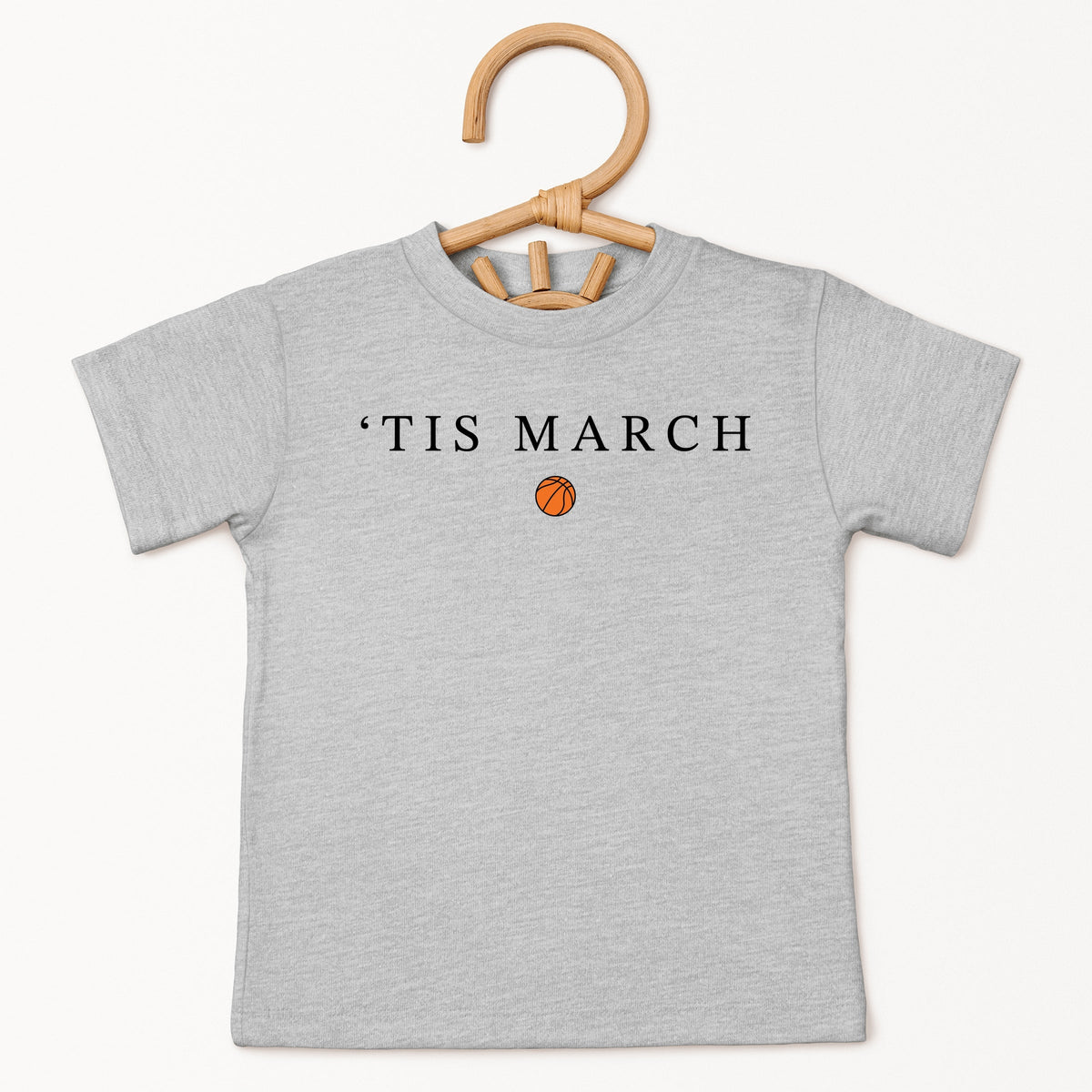 Tis March Typewriter - Toddler Short Sleeve Graphic T-Shirt