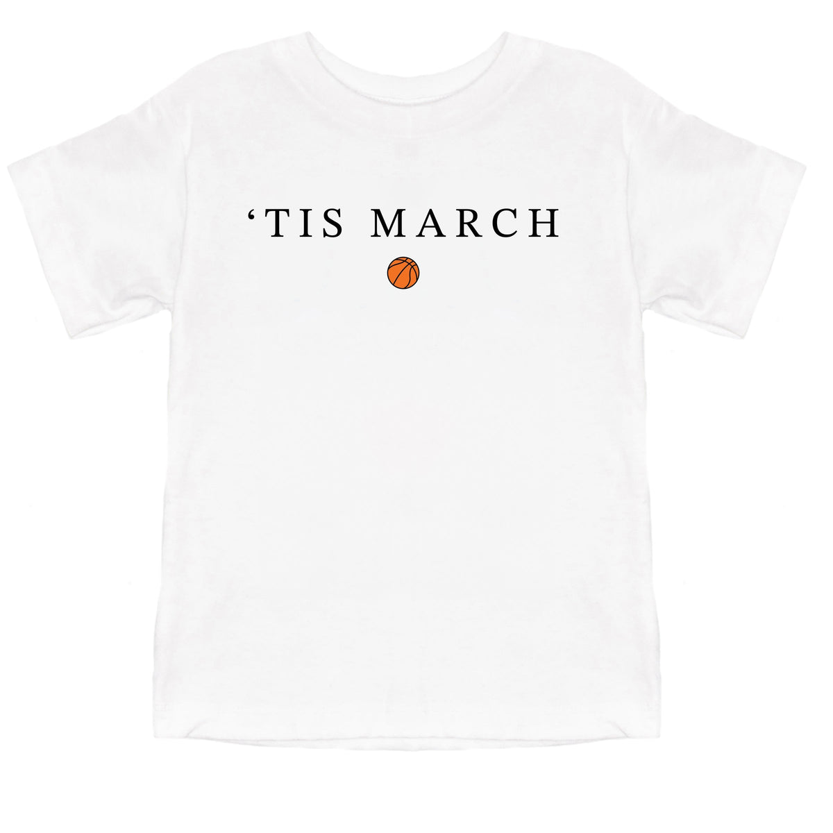 Tis March Typewriter - Toddler Short Sleeve Graphic T-Shirt