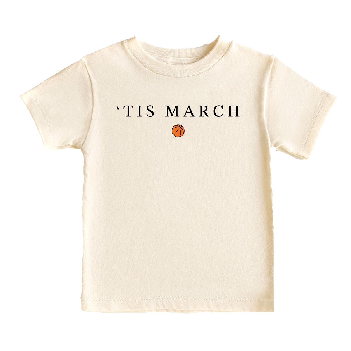 Tis March Typewriter - Toddler Short Sleeve Graphic T-Shirt