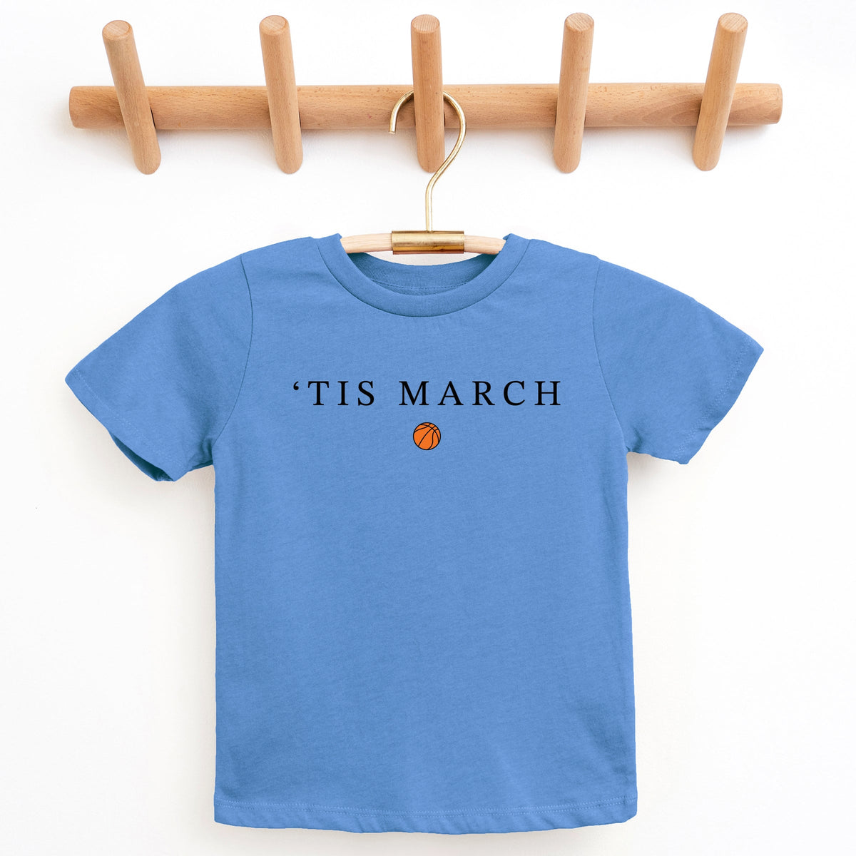 Tis March Typewriter - Youth Short Sleeve Graphic T-Shirt