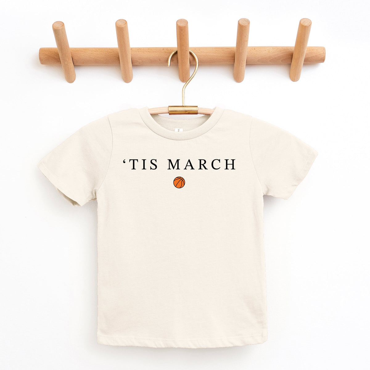 Tis March Typewriter - Youth Short Sleeve Graphic T-Shirt