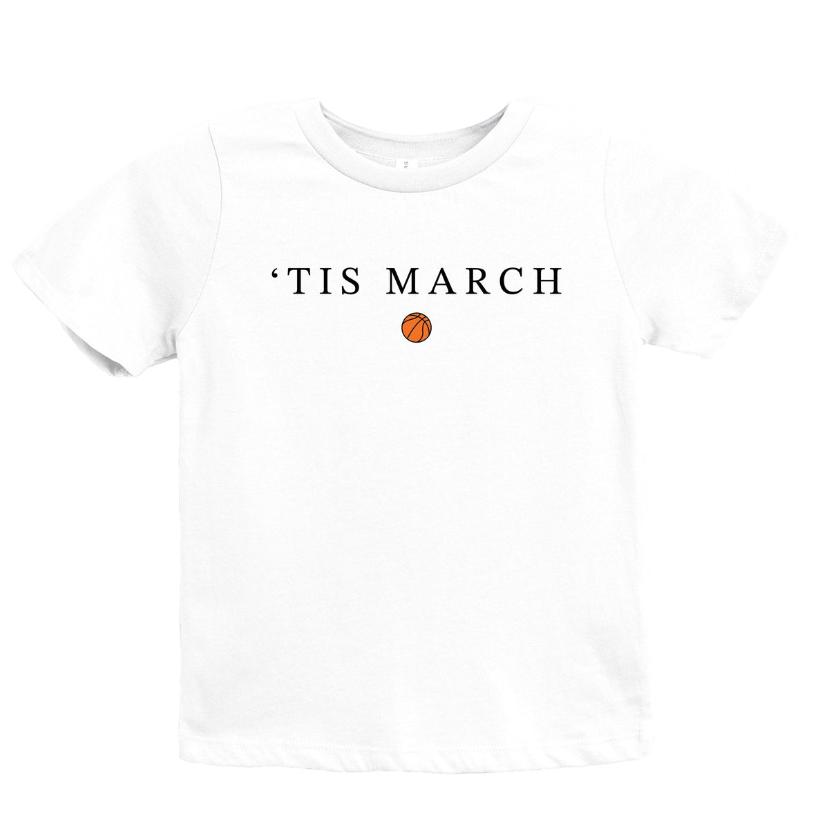 Tis March Typewriter - Youth Short Sleeve Graphic T-Shirt