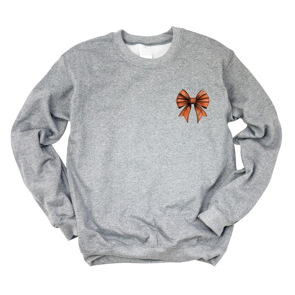 Basketball Game Day Stacked Coquette Front and Back Design -  Women's Graphic Sweatshirt