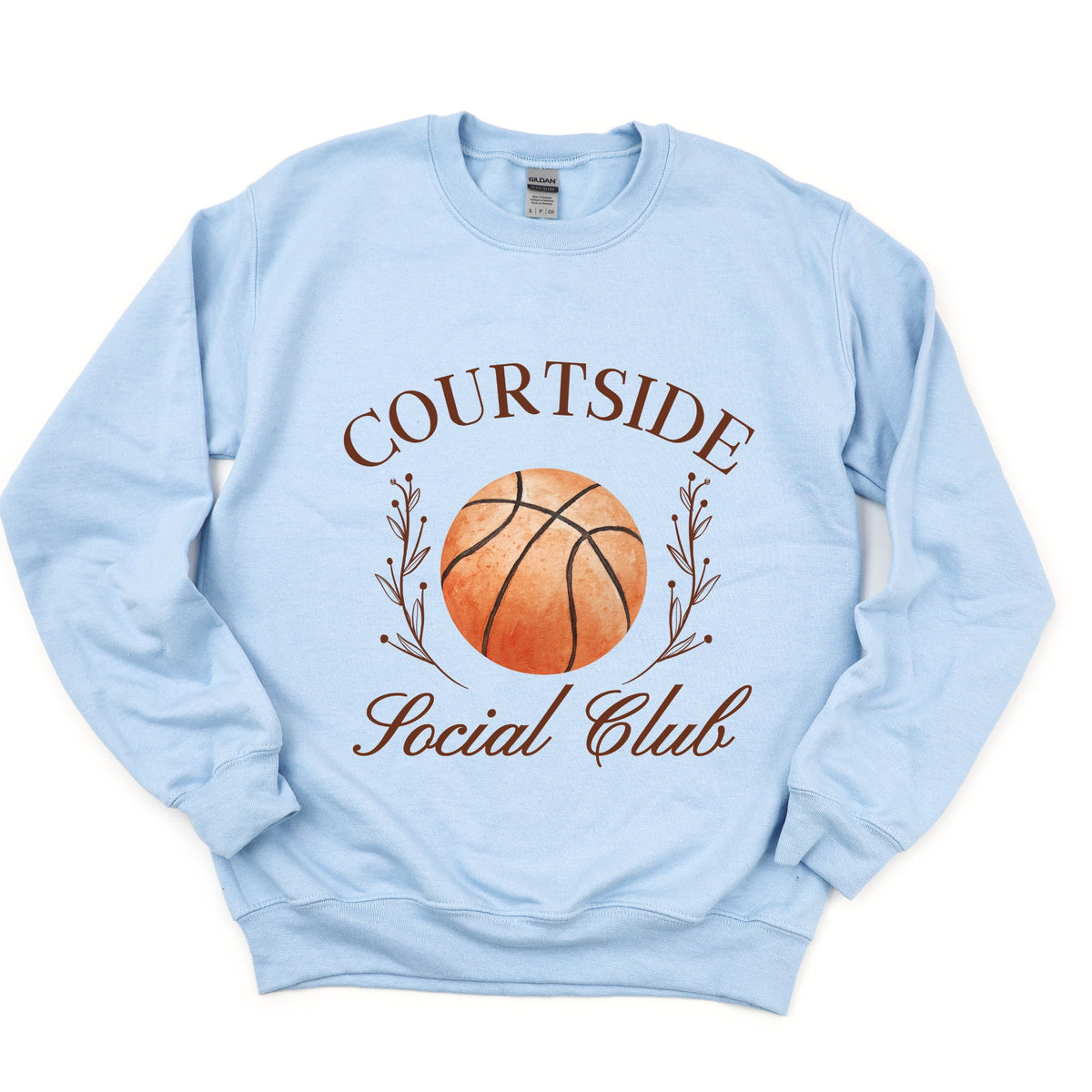 Basketball Courtside Social Club - Women's Graphic Sweatshirt