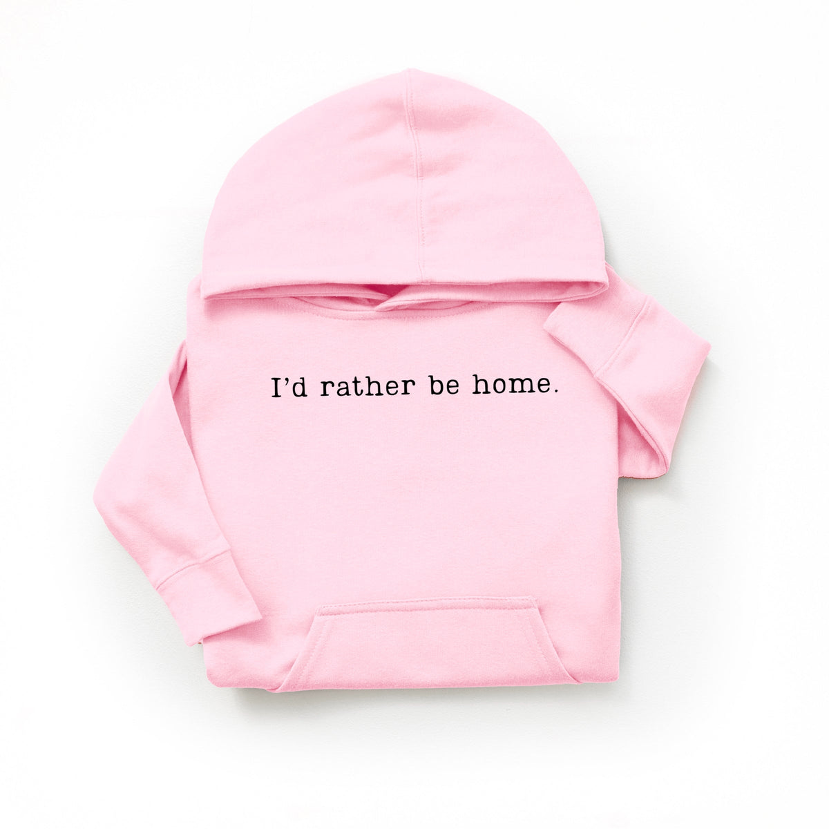I'd Rather Be Home Typewriter - Youth Graphic Hoodie