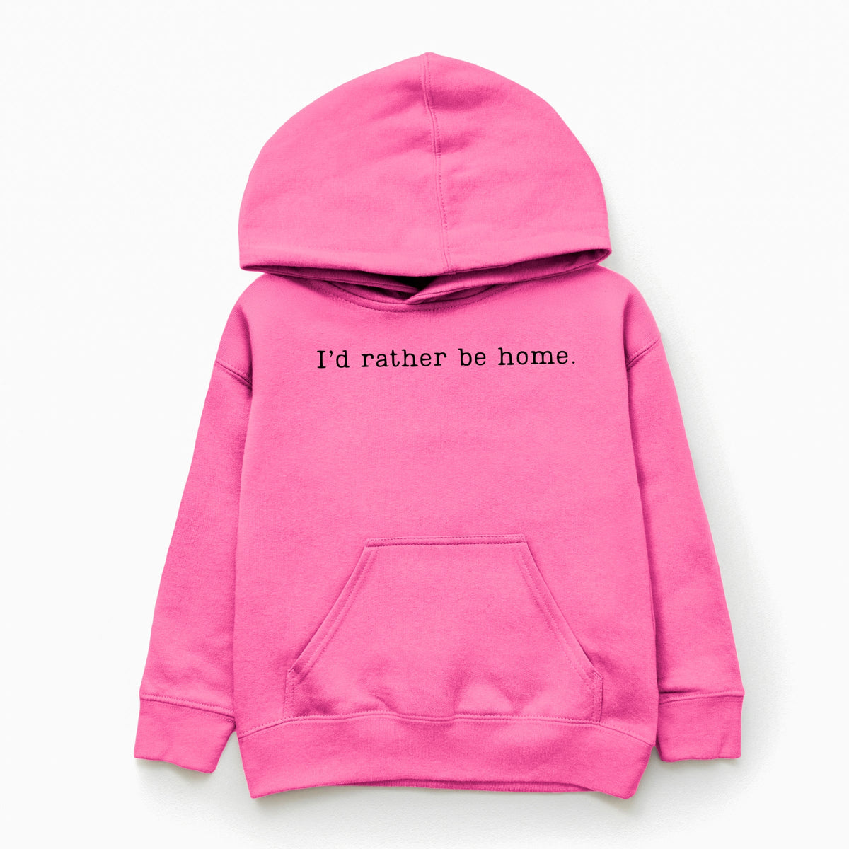 I'd Rather Be Home Typewriter - Youth Graphic Hoodie
