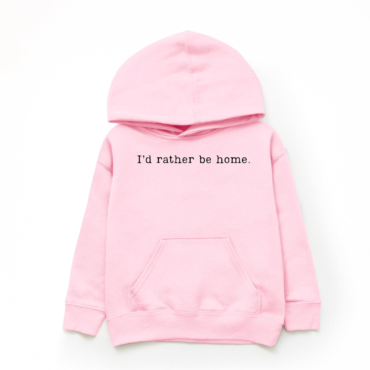 I'd Rather Be Home Typewriter - Youth Graphic Hoodie