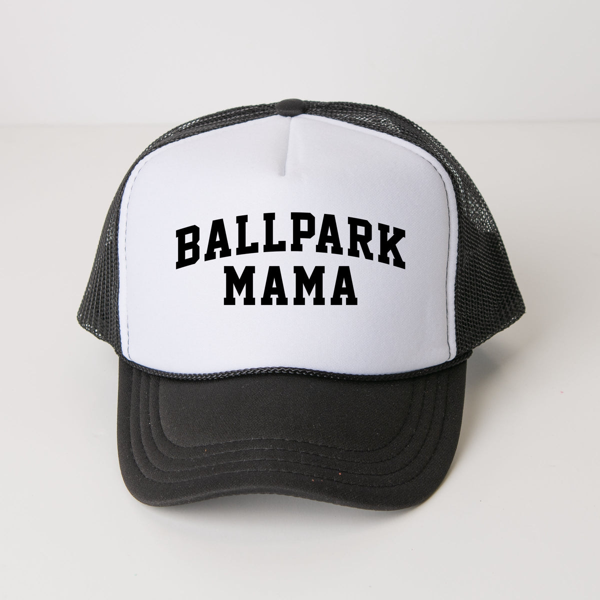 Varsity Ballpark Mama - Women's Graphic Foam Trucker Hat