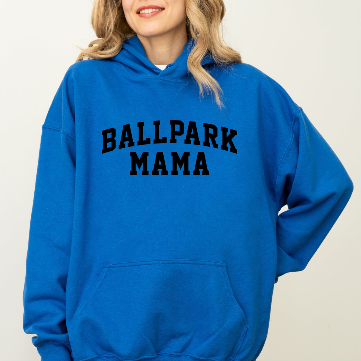 Varsity Ballpark Mama - Women's Graphic Hoodie