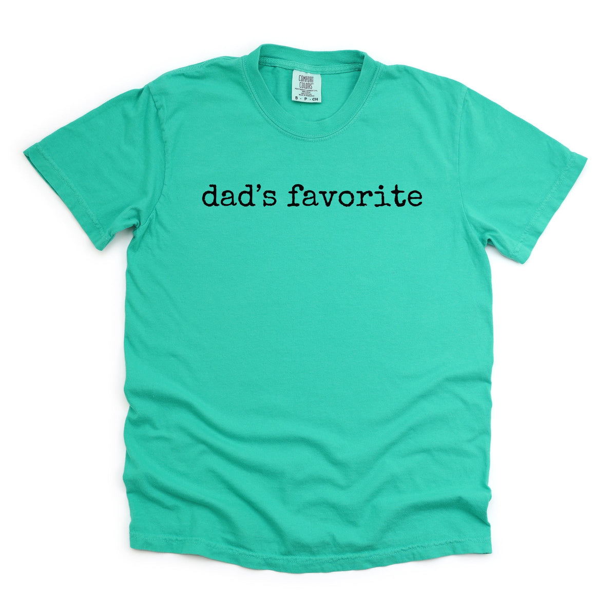 Dad's Favorite Typewriter - Women's Garment Dyed Graphic T-Shirt