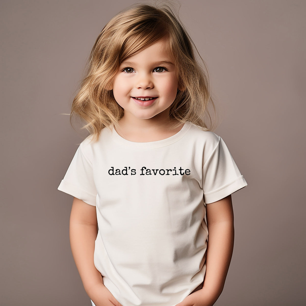 Dad's Favorite Typewriter - Toddler Short Sleeve Graphic T-Shirt