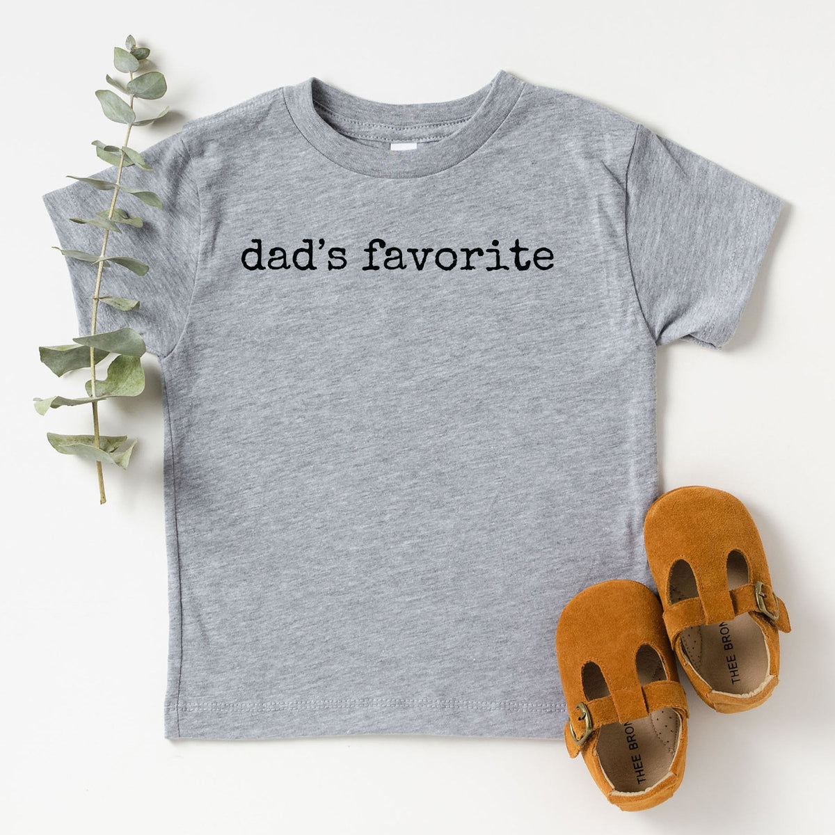 Dad's Favorite Typewriter - Toddler Short Sleeve Graphic T-Shirt