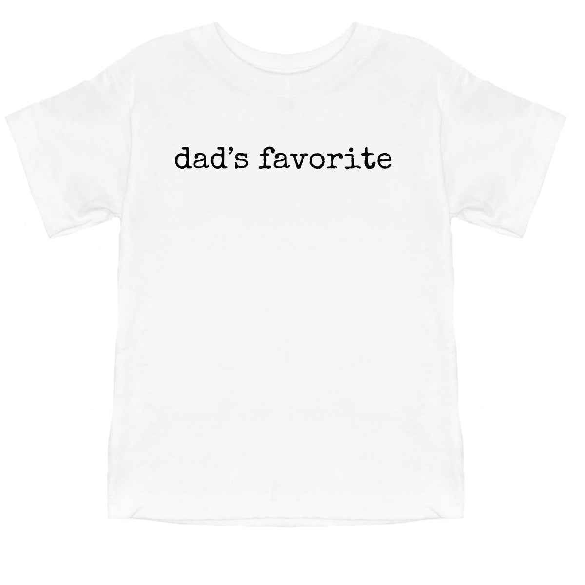 Dad's Favorite Typewriter - Toddler Short Sleeve Graphic T-Shirt