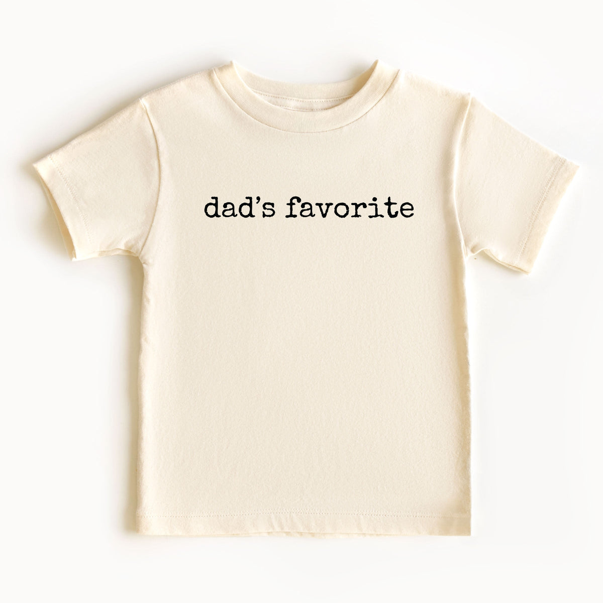 Dad's Favorite Typewriter - Toddler Short Sleeve Graphic T-Shirt