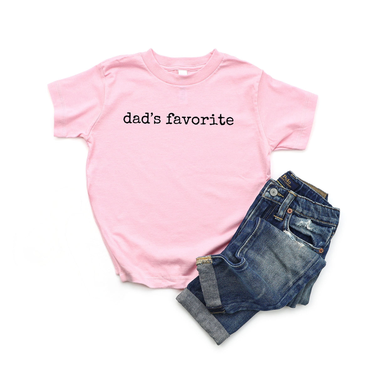 Dad's Favorite Typewriter - Toddler Short Sleeve Graphic T-Shirt