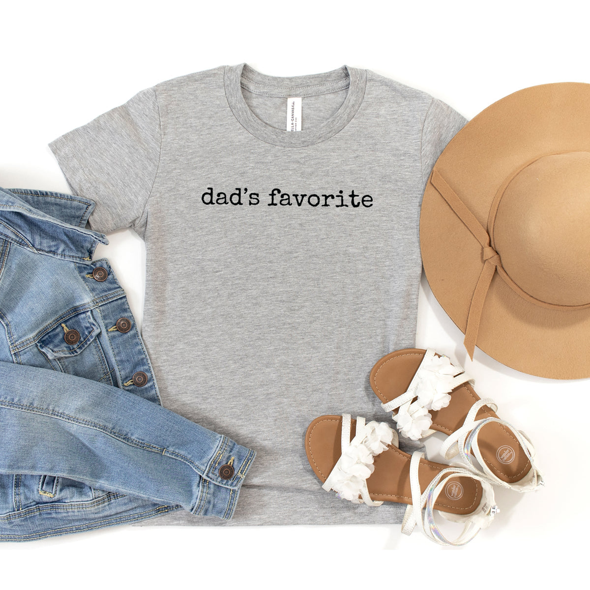 Dad's Favorite Typewriter - Youth Short Sleeve Graphic T-Shirt