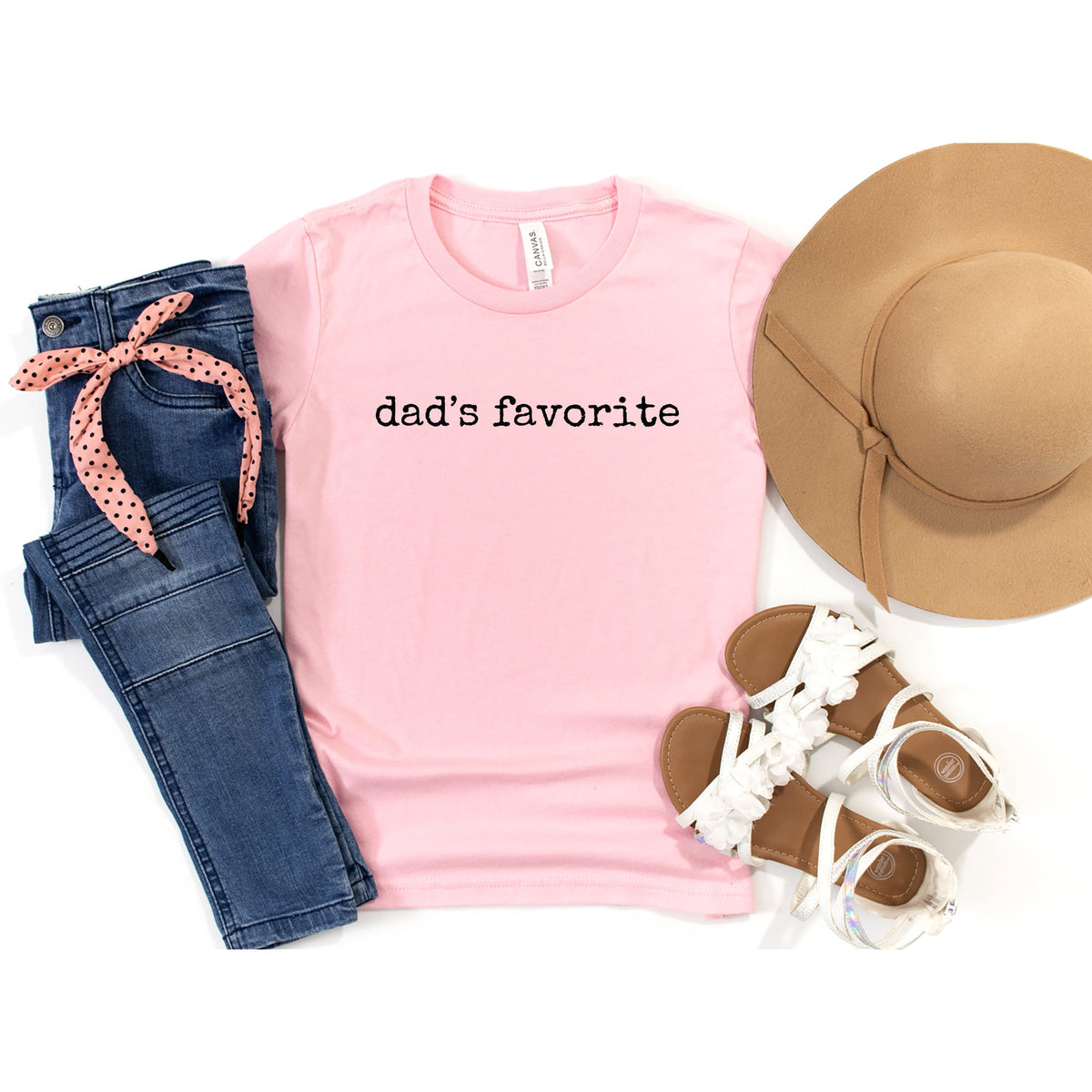 Dad's Favorite Typewriter - Youth Short Sleeve Graphic T-Shirt