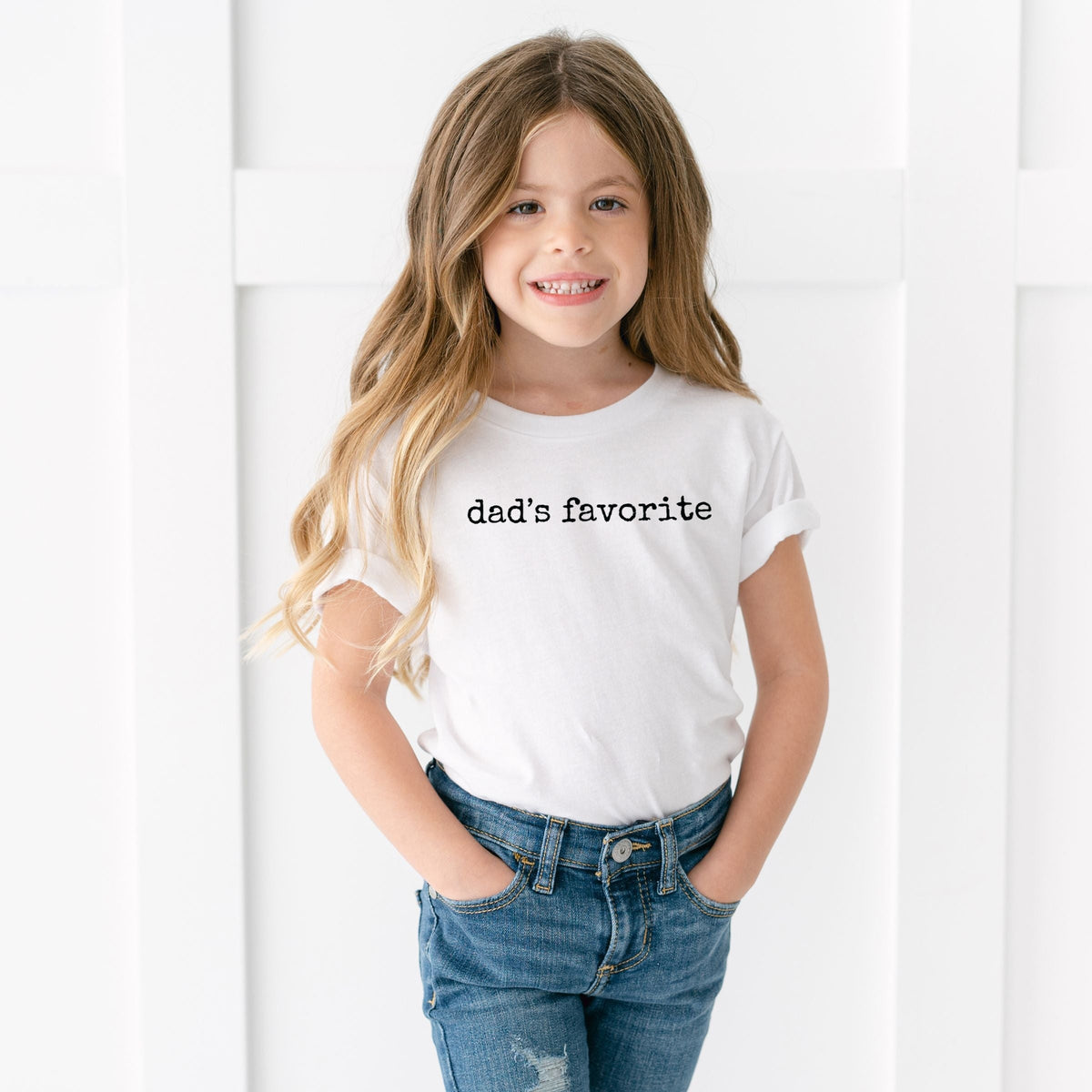 Dad's Favorite Typewriter - Youth Short Sleeve Graphic T-Shirt